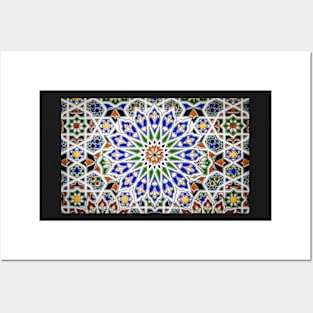 Arabic Style Vintage Patterned Tiles Posters and Art